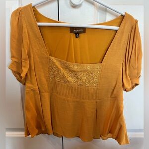 Anthropologie Women's Orange Top
